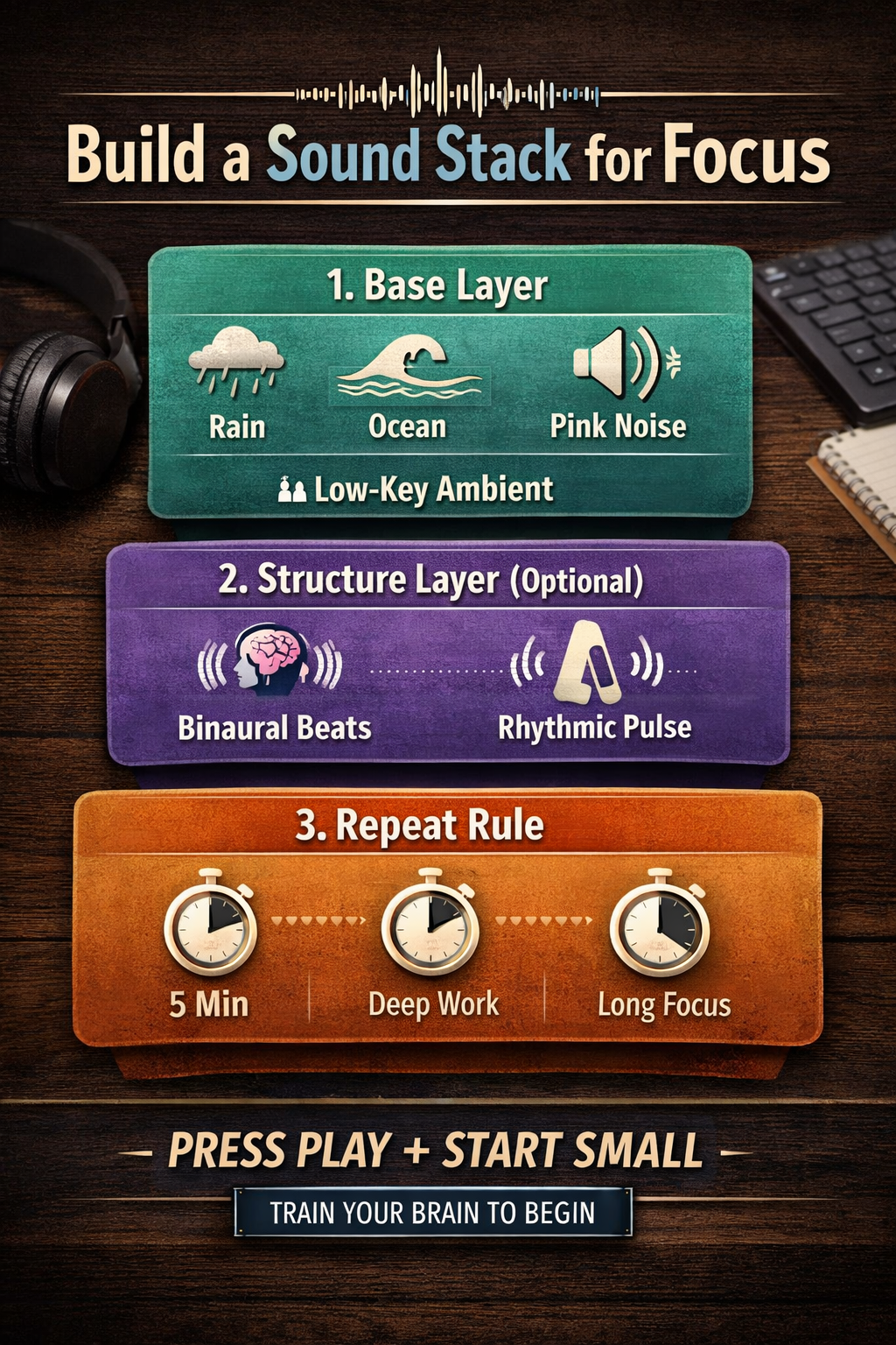 Build a Sound Stack for Focus (You’ll Actually Use)