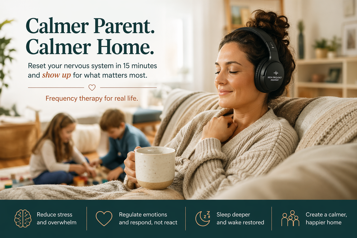 Parenting Anxiety Relief: How Overwhelmed Parents Are Finding Calm with Frequency Therapy