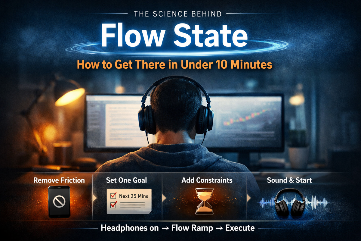 The Science Behind Flow State: How to Get There in Under 10 Minutes