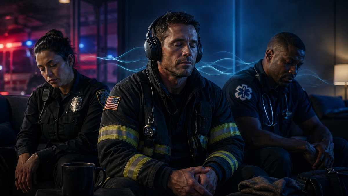 Why First Responders Can’t Sleep After the Shift, And What Helps the Nervous System Reset