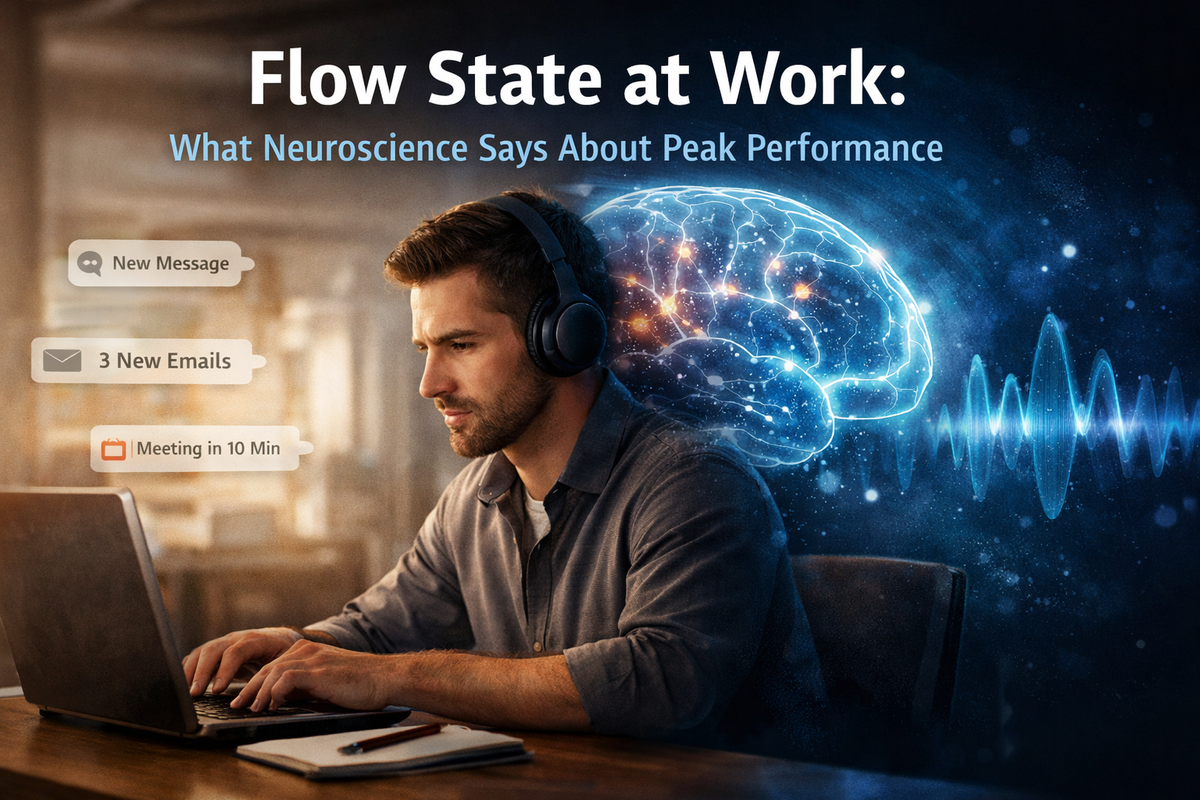 Flow State at Work: What Neuroscience Says About Peak Performance