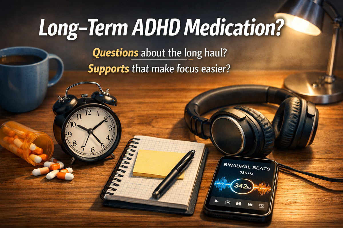 Long-Term ADHD Medication: The Questions People Actually Ask—And the Non-Invasive Supports That Help